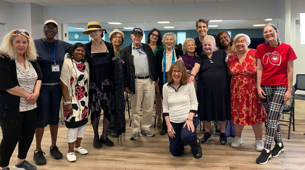 Group photo at the center.
